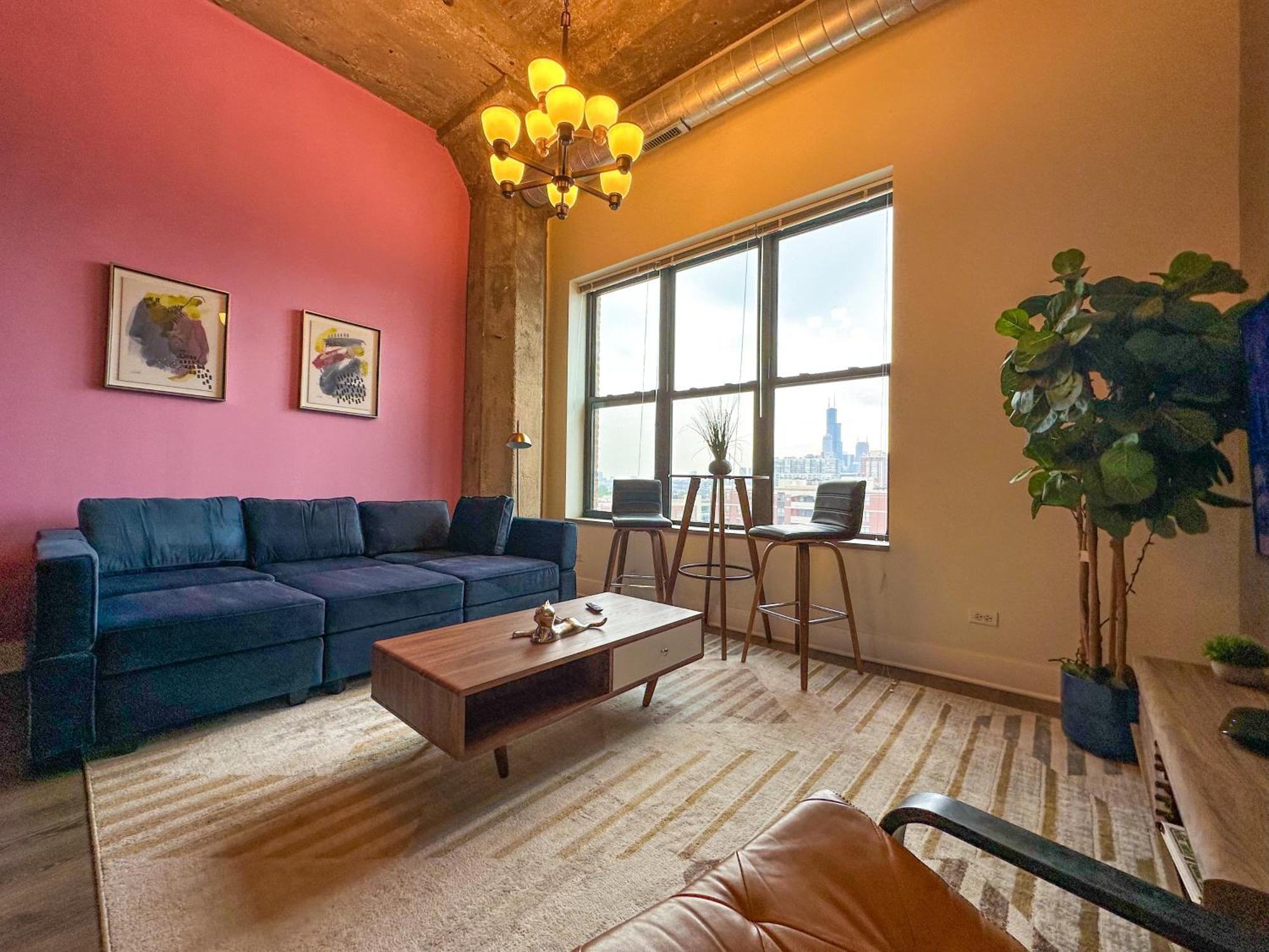 Modern 2Br Loft With Amazing City Skyline View And Optional Parking For 8 Guests Near Mccormick Place And Soldier Field Chicago Exteriér fotografie