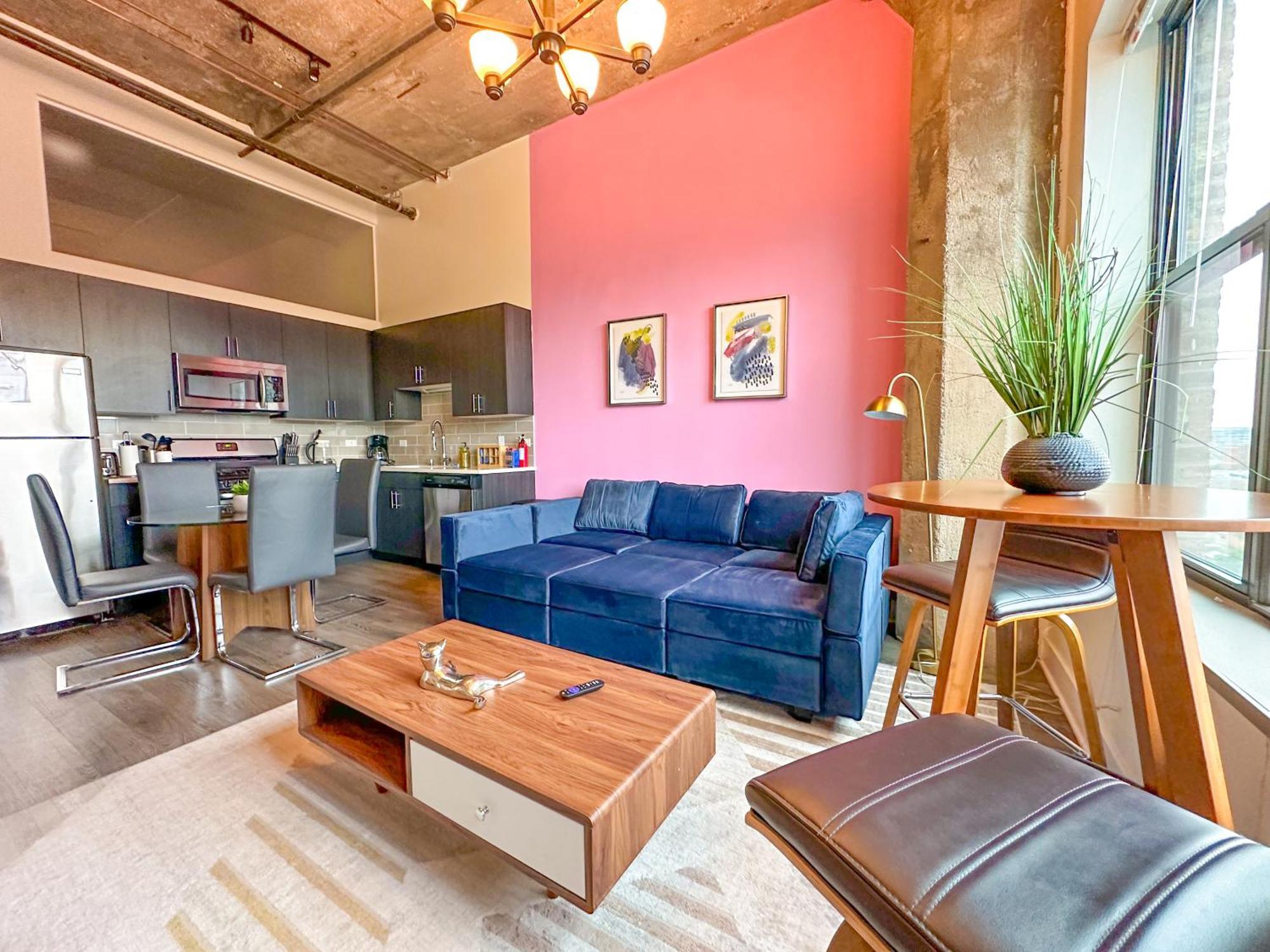 Modern 2Br Loft With Amazing City Skyline View And Optional Parking For 8 Guests Near Mccormick Place And Soldier Field Chicago Exteriér fotografie