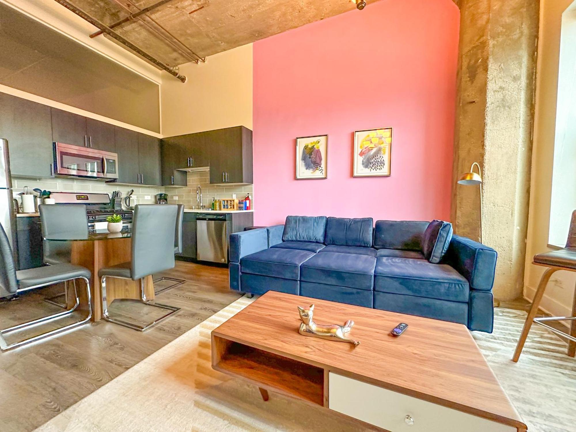 Modern 2Br Loft With Amazing City Skyline View And Optional Parking For 8 Guests Near Mccormick Place And Soldier Field Chicago Exteriér fotografie
